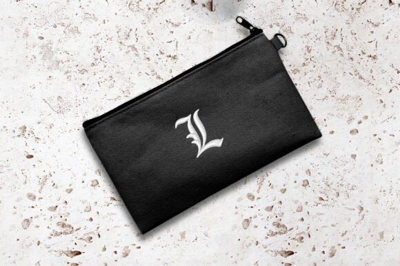 Blackletter L Mini Embroidery: A Sharp, Stylish Initial for Real Projects