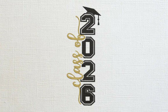 Class of 2026: A Fresh Embroidery Design for Boutique Apparel