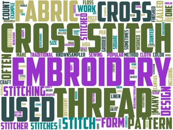 Cross Stitch Wordart Background: A Designer’s Review for Business Use