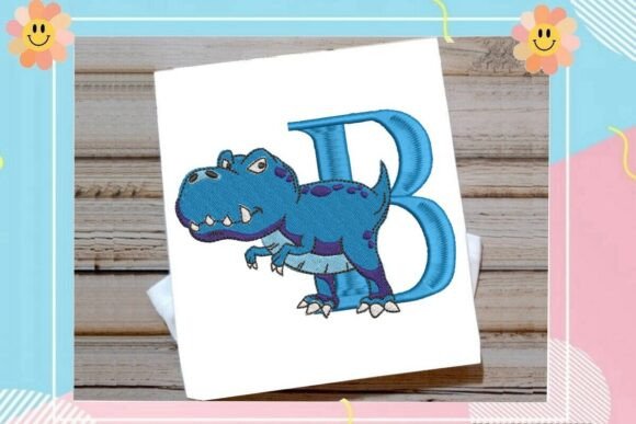 Dinosaur Monogram Alphabet Letter B: A Craft Fair Hit?
