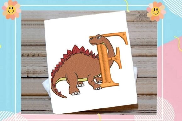 Dinosaur Monogram Alphabet Letter F: A Craft Fair Hit?