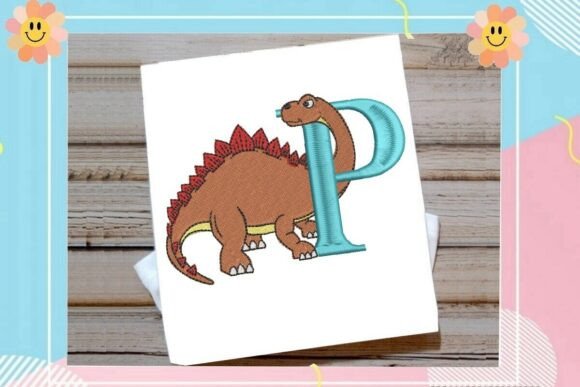 Dinosaur Monogram Alphabet Letter P: A Designer’s Real-World Embroidery Review