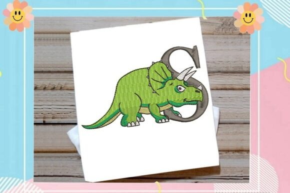 Dinosaur Monogram Alphabet Letter S: A Playful Touch for Personalized Gifts