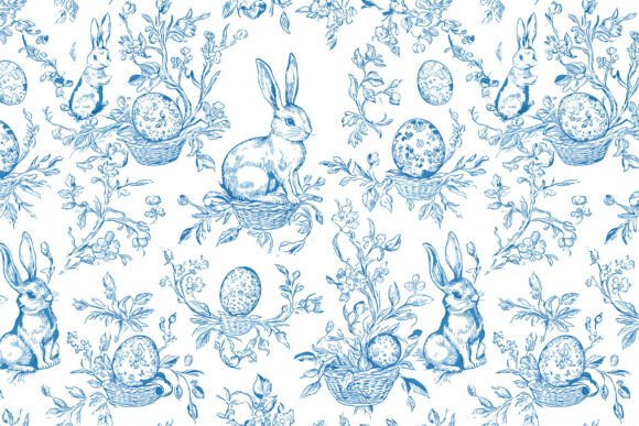 Easter Bunny Embroidery for Spring Crafts