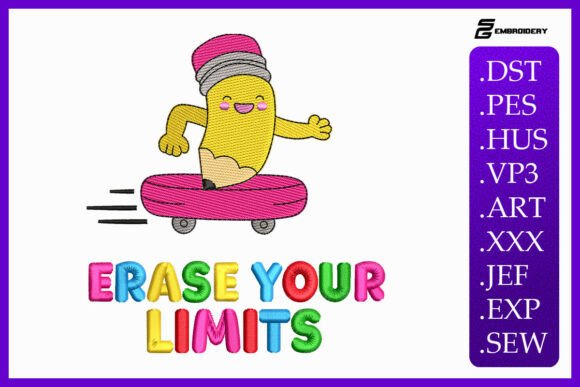 Erase Your Limits Baby Quote: A Playful Design for Giftable Goods