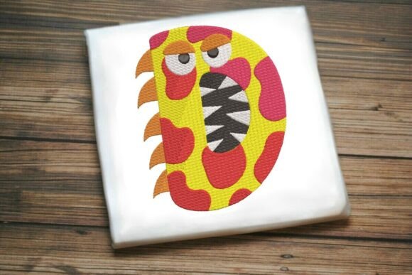 Fun Monster Alphabet Letter D Review for Craft Fair Sellers