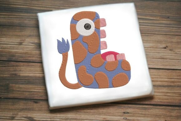 Fun Monster Alphabet Letter L: Cute & Commercial for Craft Sellers