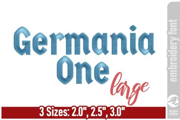Germania One Embroidery Font - Large: A Designer’s Seasonal Review