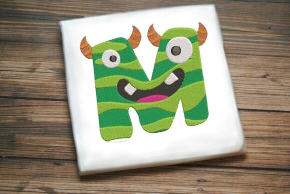 Monster Alphabet Letter M: A Playful Touch for Personalized Gifts