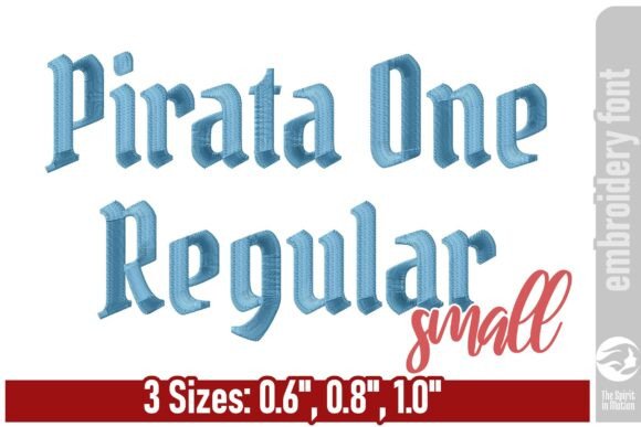 Pirata One Blackletter Font – A Gothic Touch for Boutique Apparel