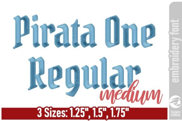 Pirata One Blackletter Font – Medium: Gothic Elegance for Handmade Gifts