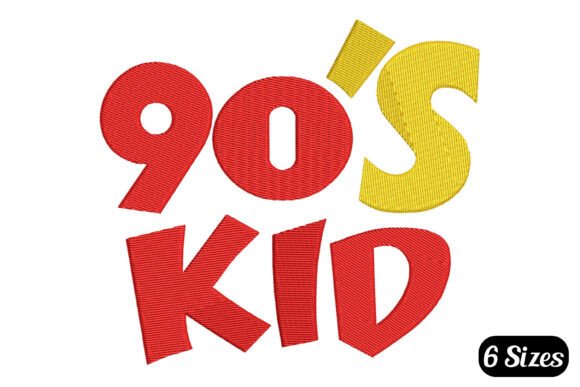 Retro 90s Kid Embroidery Design Review
