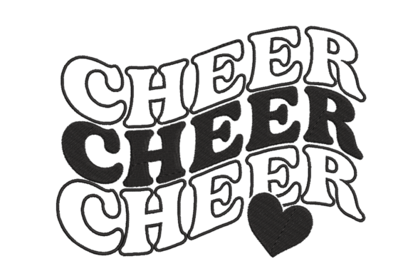 Retro Stacked Cheer with Heart Review
